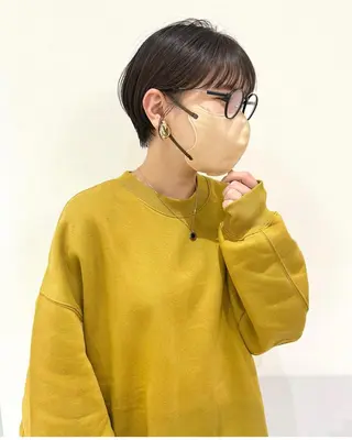 ショート 大山 茶子のヘアスタイル