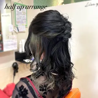 ミディアム ヘアアレンジ 森山 雄太のヘアスタイル