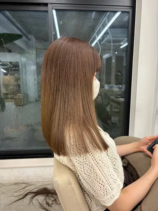 セミロング 暖色/透明感カラー かずきのヘアスタイル