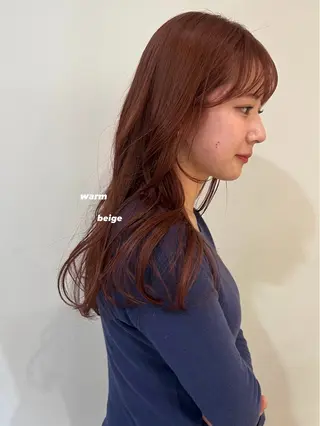 ロング カラー 暖色カラー/レイヤー 🌙 オノユリカのヘアスタイル