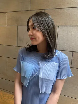 ミディアム カラー 似合わせカラー /パーマ🪿 moeのヘアスタイル