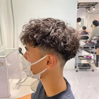ショート カラー パーマ ヘアアレンジ メンズ キッズ ネイル マツエク・マツパ アイブロウ ✂️メンズカット ひろき✂️のヘアスタイル