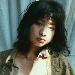 ミディアム 低ダメージパーマ ケアパーマ/武田明大のヘアスタイル