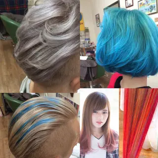 セミロング カラー kou艶髪師色髪師 こう 艶髪師色髪師のヘアスタイル