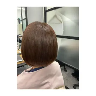 ショート カラー ヘアアレンジ 二ヶ月綺麗なデザイン カット/星野六三四のヘアスタイル