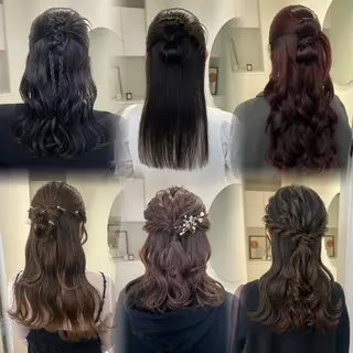 ヘアアレンジ アレンジ/ブラウン カラー HARU🕯のヘアスタイル