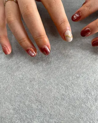 ネイル kiii.__ ✴︎*のネイルデザイン