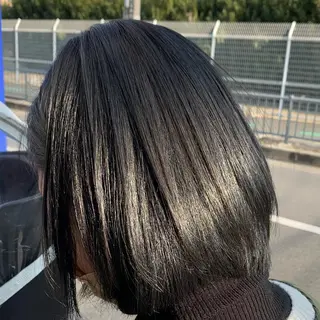 ミディアム カラー 縮毛矯正/山根勇平 /完全マンツーマンのヘアスタイル