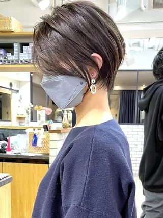 ショート カラー 🥣安野祥華 銀座大人ショート🥣のヘアスタイル