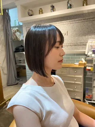 ショート 髪質改善レイヤー/ ボブたんの翔太のヘアスタイル