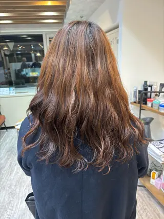 ロング ヒグチ ハルナのヘアスタイル