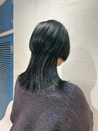 セミロング ウルフカット 🐹朝日🐹のヘアスタイル