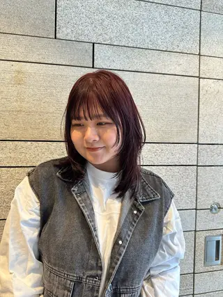 ミディアム さとう あやかのヘアスタイル