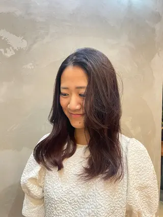 セミロング 渋谷/韓国レイヤー ハッシュ/堅亘🟩のヘアスタイル