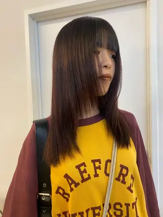 ロング カラー ichika/福岡 /透明感カラー🤎のヘアスタイル