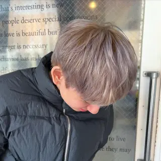 カラー メンズ 谷岡 沙也佳のヘアスタイル