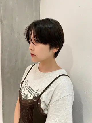 ショート いとう ほのかのヘアスタイル