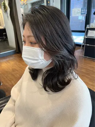 ミディアム Snowdrop高円 寺【店長】山道のヘアスタイル