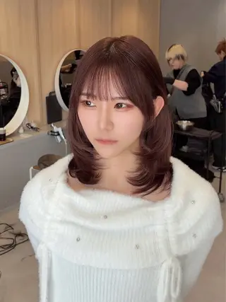 小顔×韓国レイヤー/ 骨格診断/Rikuのヘアスタイル