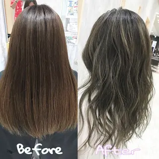ロング カラー 柿沼  洸太のヘアスタイル