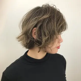 ショート 酸性ストレート/ブリ ーチなし/中村 匠のヘアスタイル