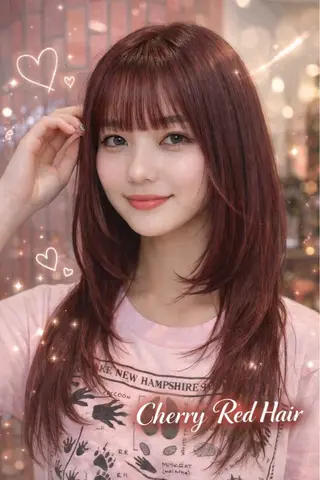 ロング カラー 柔らかい艶暖色 レイヤー🫧姫汝のヘアスタイル