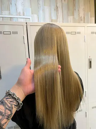 ロング カラー パーマ ヘアアレンジ メンズ 💎髪質改善特化💎 RUITOのヘアスタイル