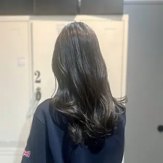 ロング カラー ヘアアレンジ 縮毛矯正+モテカラー 🎀✨MIHOのヘアスタイル