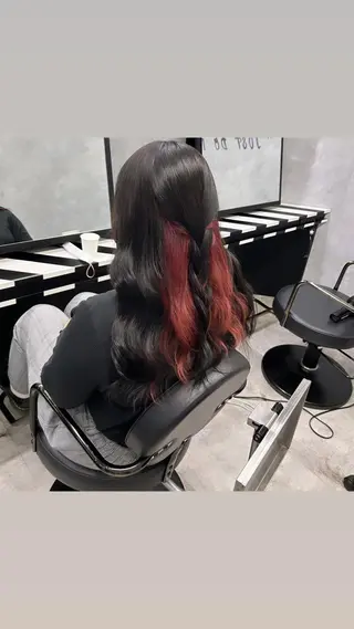 ロング 縮毛矯正・髪質改善 特化 出納 直起のヘアスタイル