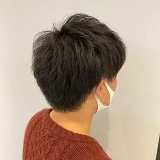 メンズ 透明感カラー✨ 酸性ストレート特化のヘアスタイル