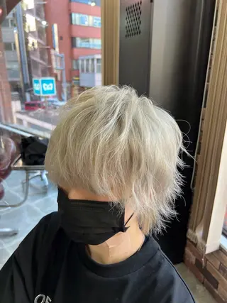 メンズ 🪞縮毛矯正/透明感 カラー🪞まなのヘアスタイル