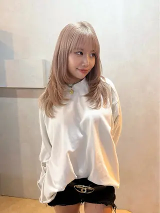 ロング カラー 幣 あや乃 /レイヤーカットのヘアスタイル