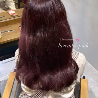 ロング カラー 𝒎𝒐𝒆🩰 名駅/ヘアメ/暖色♡のヘアスタイル