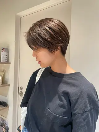 ショート 美髪改善ストレート/ 植村友哉のヘアスタイル