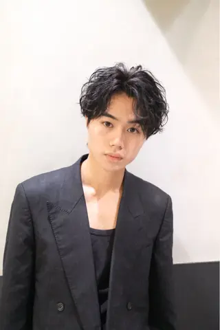 ショート ヘアアレンジ メンズ 【池袋メンズ特化】 金本佐介のヘアスタイル