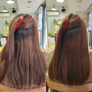 セミロング 野村 果音(カノン)のヘアスタイル
