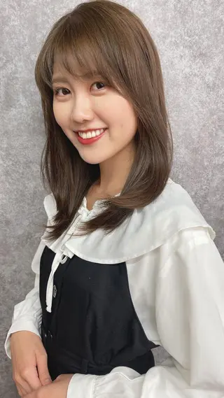 セミロング 柴崎 直のヘアスタイル