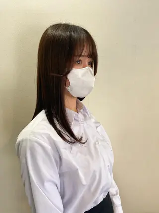 ロング 髪質改善・縮毛・ 艶髪カラー　Maruのヘアスタイル