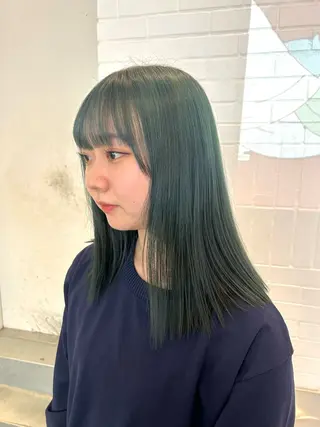 ロング カラー 🤍垢抜け♡透明感 カラーmoeka🤍のヘアスタイル