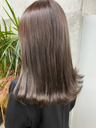 セミロング カラー 🌼ハイライト透明感 🌼maiのヘアスタイル