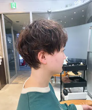 ショート パーマ ✨ショート、ボブ✨ 奈良孝平のヘアスタイル