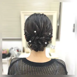 ヘアアレンジ 似合わせヘアメイク 💐オダギリチアキのヘアスタイル