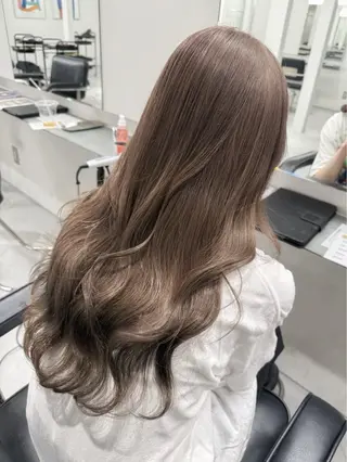 ロング カラー カラーモデル募集中 /新潟万代/かこ🩵のヘアスタイル