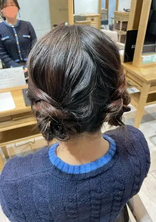 ミディアム 遠藤 星李のヘアスタイル