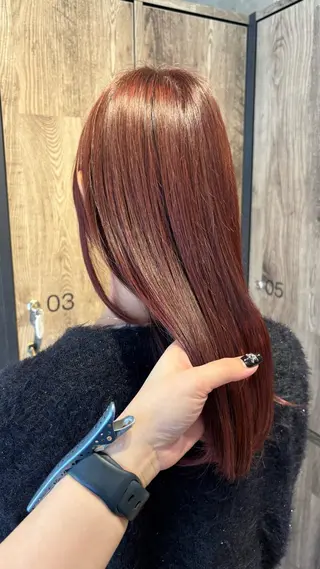 セミロング 艶カラー🌸 SAKURAI🌸のヘアスタイル