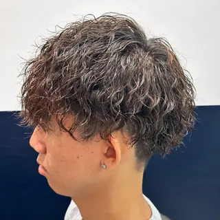 ショート パーマ 千葉弘平 🔥波巻き特化🔥のヘアスタイル