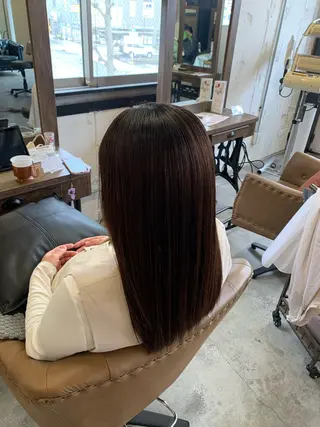 ロング 古川 絵美のヘアスタイル