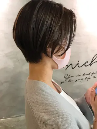 ショート さの あやねのヘアスタイル