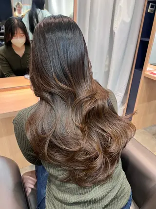 ロング 山中 欧輔のヘアスタイル