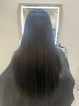 ロング カラー 平野 利希菜のヘアスタイル
